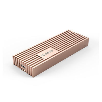 ORICO M233C3-G4-RG USB3.2 20Gbps M.2 NVMe SSD Enclosure(Gold) - HDD Enclosure by ORICO | Online Shopping South Africa | PMC Jewellery | Buy Now Pay Later Mobicred