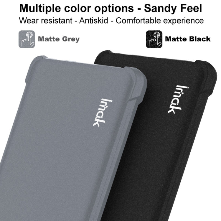 For HTC Desire 22 Pro 5G IMAK All-inclusive Shockproof Airbag TPU Case (Matte Grey) - HTC by imak | Online Shopping South Africa | PMC Jewellery | Buy Now Pay Later Mobicred