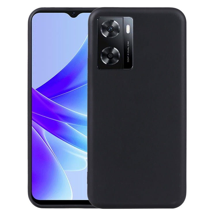 For OPPO A57s TPU Phone Case(Black) - OPPO Cases by PMC TechLife | Online Shopping South Africa | PMC TechLife | Buy Now Pay Later Mobicred