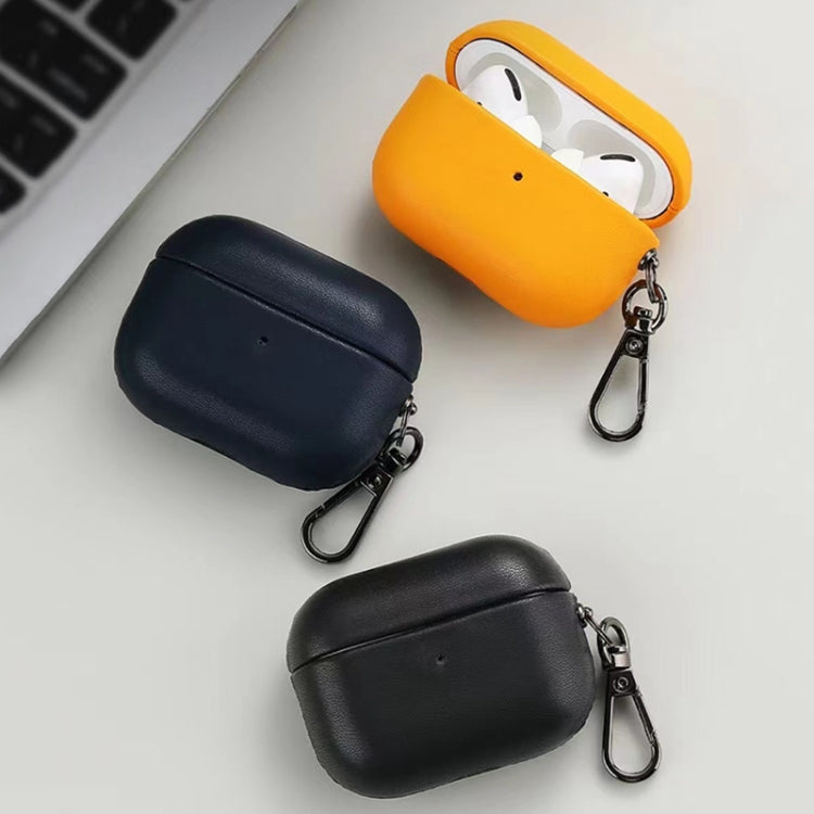 For Apple AirPods 3 PU Leather Wireless Bluetooth Earphone Protective Case(Wisteria) - For AirPods 3 by PMC Jewellery | Online Shopping South Africa | PMC Jewellery | Buy Now Pay Later Mobicred