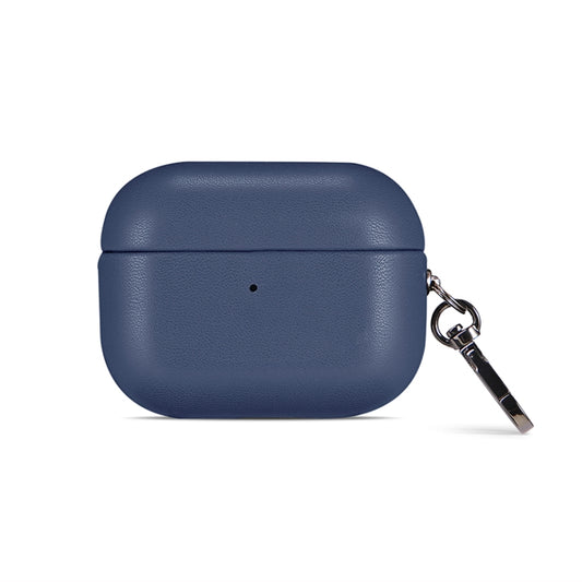 For Apple AirPods Pro 2 PU Leather Wireless Bluetooth Earphone Protective Case(Blue) - For AirPods Pro 2 by PMC Jewellery | Online Shopping South Africa | PMC Jewellery | Buy Now Pay Later Mobicred