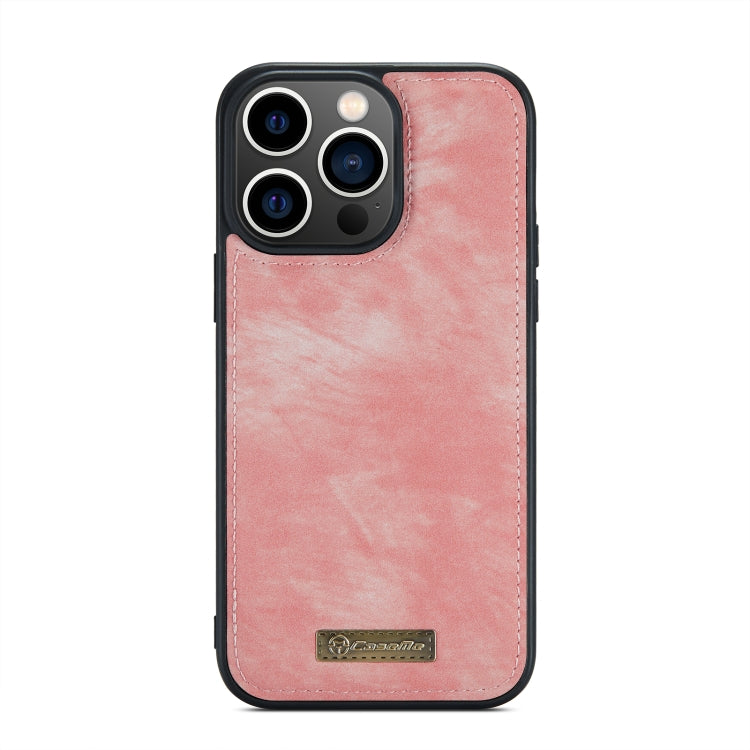 For iPhone 14 Pro Max CaseMe 008 Detachable Multifunctional Leather Phone Case(Pink) - free shipping - PMC Jewellery - Order now!