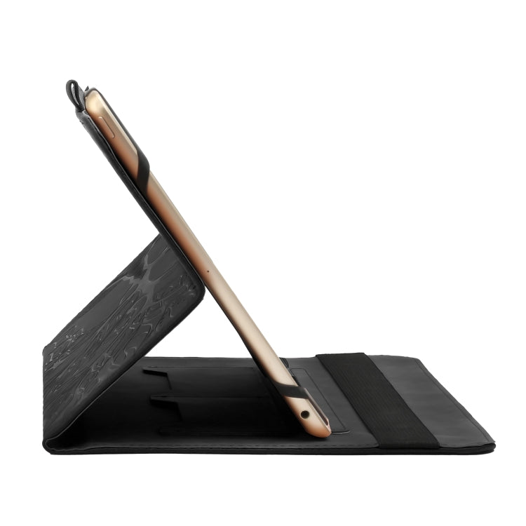 For 8 inch Life Tree Pattern Flip Universal Leather Tablet Case(Black) - 8 inch by PMC TechLife | Online Shopping South Africa | PMC TechLife | Buy Now Pay Later Mobicred