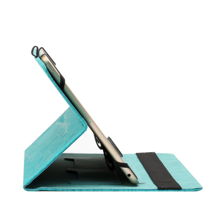 For 8 inch Life Tree Pattern Flip Universal Leather Tablet Case(Blue) - 8 inch by PMC TechLife | Online Shopping South Africa | PMC TechLife | Buy Now Pay Later Mobicred