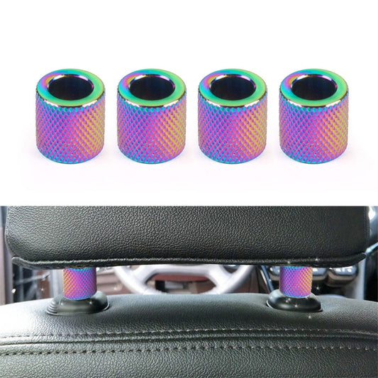 4 in 1 Car Seat Headrest Collars Rings Decor(Colorful) - Decoration Rings by PMC Jewellery | Online Shopping South Africa | PMC Jewellery | Buy Now Pay Later Mobicred