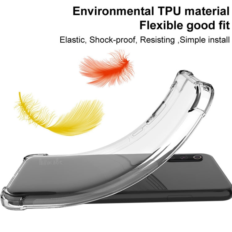 For Google Pixel 7 Pro imak Shockproof Airbag TPU Phone Case(Transparent Black) - Google Cases by imak | Online Shopping South Africa | PMC TechLife | Buy Now Pay Later Mobicred
