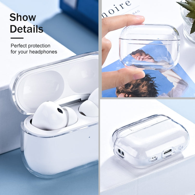 For AirPods Pro 2 Earphone Transparent PC Protective Case - For AirPods Pro 2 by PMC TechLife | Online Shopping South Africa | PMC TechLife