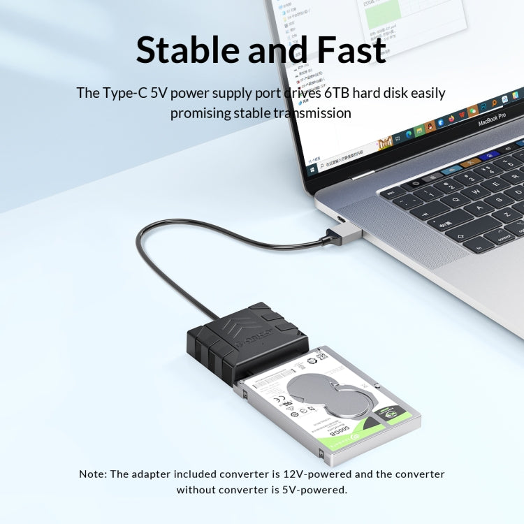 ORICO UTS1 USB 2.0 2.5-inch SATA HDD Adapter with Silcone Case, Cable Length:1m - USB to IDE / SATA by ORICO | Online Shopping South Africa | PMC Jewellery | Buy Now Pay Later Mobicred