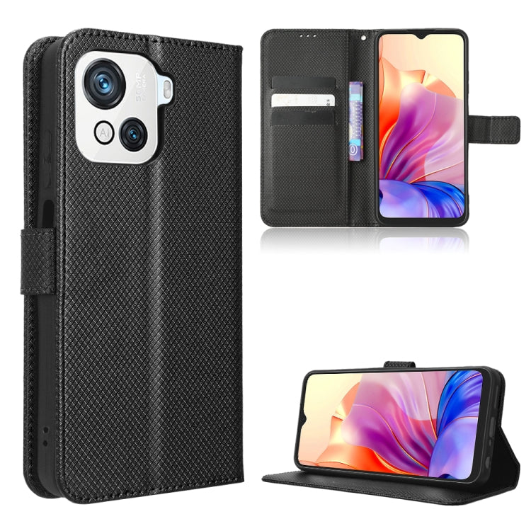 For Blackview OSCAL C80 Diamond Texture Leather Phone Case(Black) - More Brand by PMC TechLife | Online Shopping South Africa | PMC TechLife | Buy Now Pay Later Mobicred