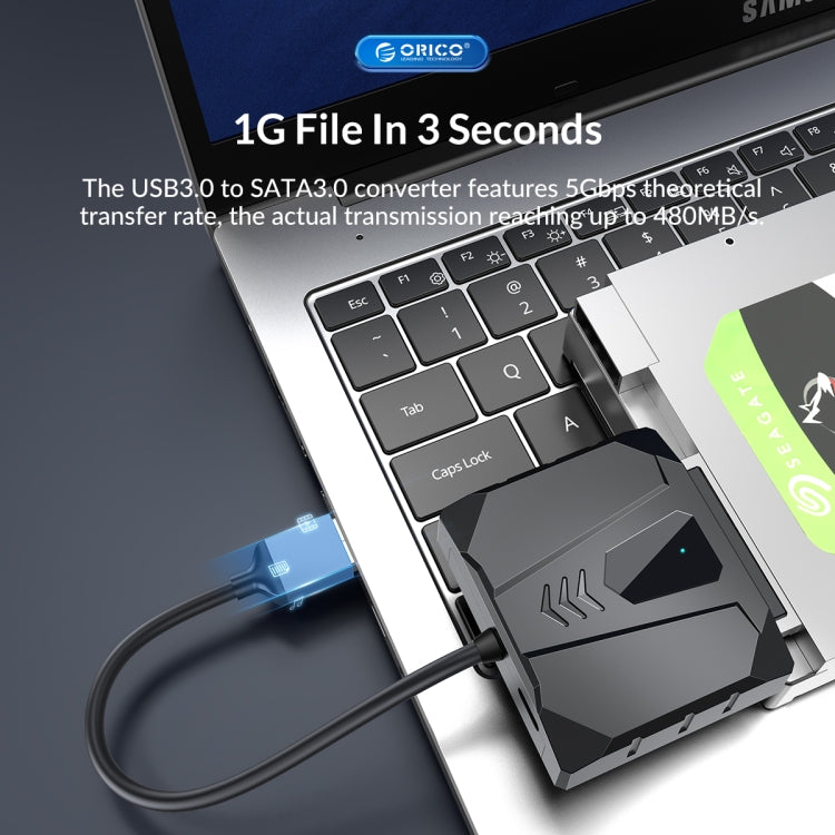 ORICO UTS2 USB 2.0 2.5-inch SATA HDD Adapter, Cable Length:1m - USB to IDE / SATA by ORICO | Online Shopping South Africa | PMC Jewellery | Buy Now Pay Later Mobicred