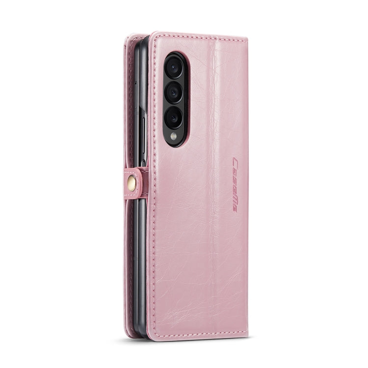 For Samsung Galaxy Z Fold4 CaseMe 003 Crazy Horse Texture Leather Phone Case(Rose Gold) - Galaxy Z Fold4 5G Cases by CaseMe | Online Shopping South Africa | PMC Jewellery | Buy Now Pay Later Mobicred