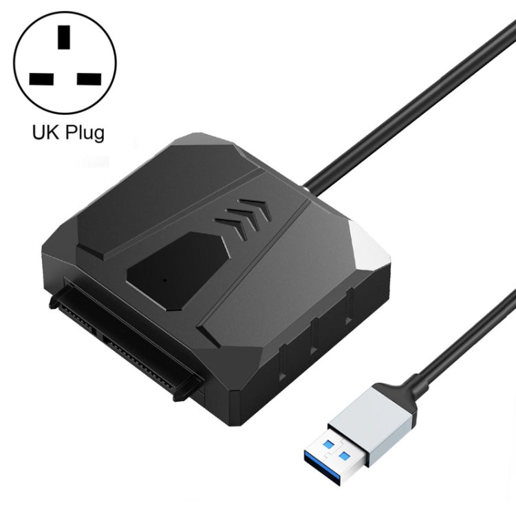 ORICO UTS2 USB 3.0 2.5-inch SATA HDD Adapter with 12V 2A Power Adapter, Cable Length:1m(UK Plug) - USB to IDE / SATA by ORICO | Online Shopping South Africa | PMC Jewellery | Buy Now Pay Later Mobicred