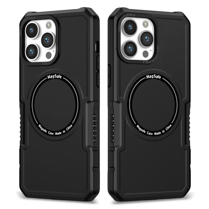 For iPhone 11 Pro Max MagSafe Shockproof Armor Phone Case(Black) - iPhone 11 Pro Max Cases by PMC Jewellery | Online Shopping South Africa | PMC Jewellery