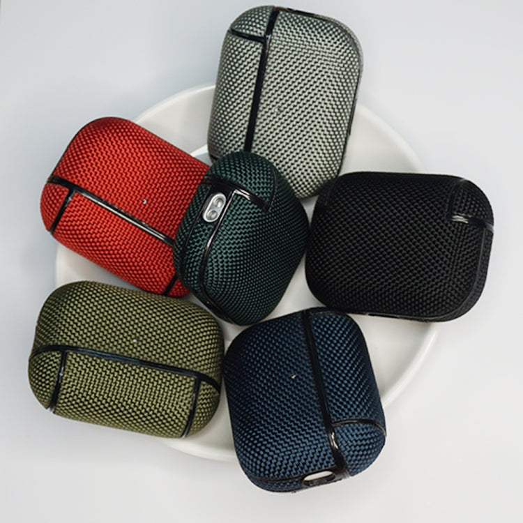 For AirPods Pro 2 Nylon Waterproof Wireless Earphone Case with Lanyard(Grey) - free shipping - PMC Jewellery - Order now!