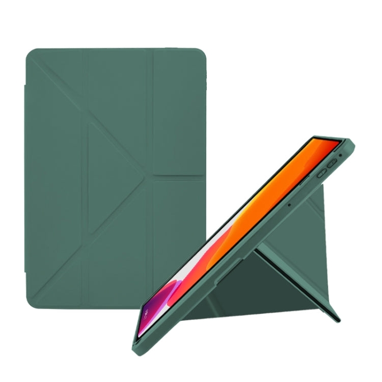 For Honor Pad 8 2022 Acrylic 2 in 1 Y-fold Smart Leather Tablet Case(Emerald) - Honor by PMC TechLife | Online Shopping South Africa | PMC TechLife | Buy Now Pay Later Mobicred