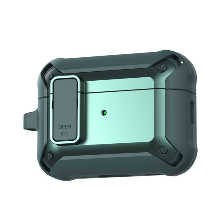 For AirPods Pro 2 Bumblebee Wireless Earphones Silicone Case with Switch & Lanyard Hole(Green) - For AirPods Pro 2 by PMC Jewellery | Online Shopping South Africa | PMC Jewellery | Buy Now Pay Later Mobicred