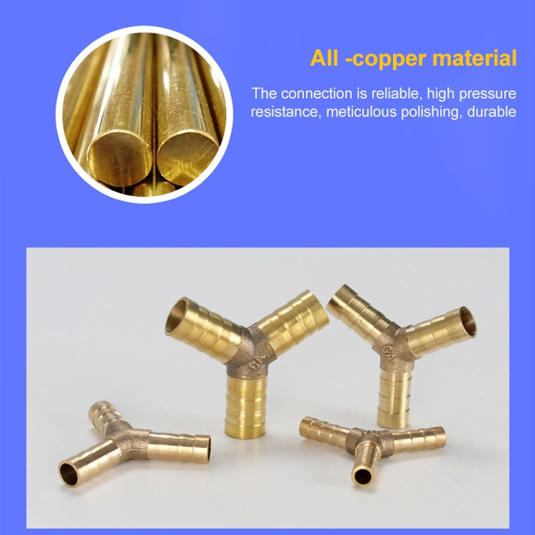 LAIZE 10pcs Pagoda Two way Pneumatic Components, Caliber:8mm - Interface Series by LAIZE | Online Shopping South Africa | PMC TechLife | Buy Now Pay Later Mobicred