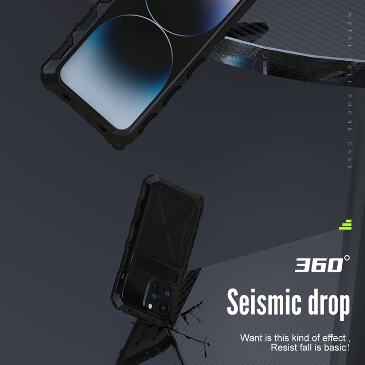 For iPhone 14 Plus R-JUST Life Waterproof Dustproof Shockproof Phone Case(Green) - iPhone 14 Plus Cases by R-JUST | Online Shopping South Africa | PMC TechLife | Buy Now Pay Later Mobicred