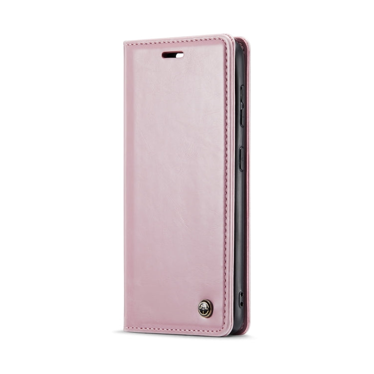 For Samsung Galaxy S21 5G CaseMe 003 Crazy Horse Texture Leather Phone Case(Rose Gold) - Galaxy S21 5G Cases by CaseMe | Online Shopping South Africa | PMC Jewellery | Buy Now Pay Later Mobicred