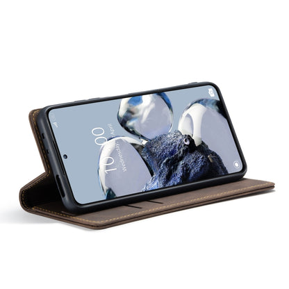 For Xiaomi 12T / 12T Pro CaseMe 013 Multifunctional Horizontal Flip Leather Phone Case(Coffee) - Xiaomi Cases by CaseMe | Online Shopping South Africa | PMC Jewellery | Buy Now Pay Later Mobicred