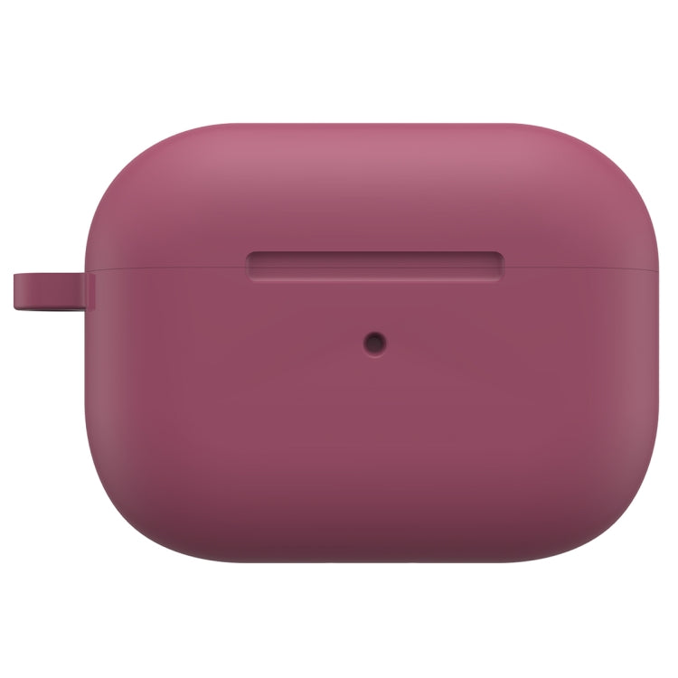 For AirPods Pro 2 Thickened One-piece Shockproof Earphone Case(Rose Red) - For AirPods Pro 2 by PMC Jewellery | Online Shopping South Africa | PMC Jewellery | Buy Now Pay Later Mobicred