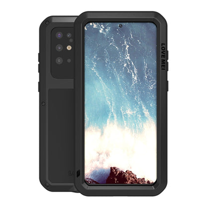 For Galaxy S20 Plus LOVE MEI Metal Shockproof Waterproof Dustproof Protective Case(Black) - Galaxy Phone Cases by LOVE MEI | Online Shopping South Africa | PMC Jewellery