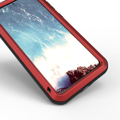 For Galaxy S20 Plus LOVE MEI Metal Shockproof Waterproof Dustproof Protective Case(Red) - Galaxy Phone Cases by LOVE MEI | Online Shopping South Africa | PMC Jewellery | Buy Now Pay Later Mobicred