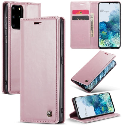 For Samsung Galaxy S20+ CaseMe 003 Crazy Horse Texture Leather Phone Case(Rose Gold) - Galaxy Phone Cases by CaseMe | Online Shopping South Africa | PMC Jewellery | Buy Now Pay Later Mobicred