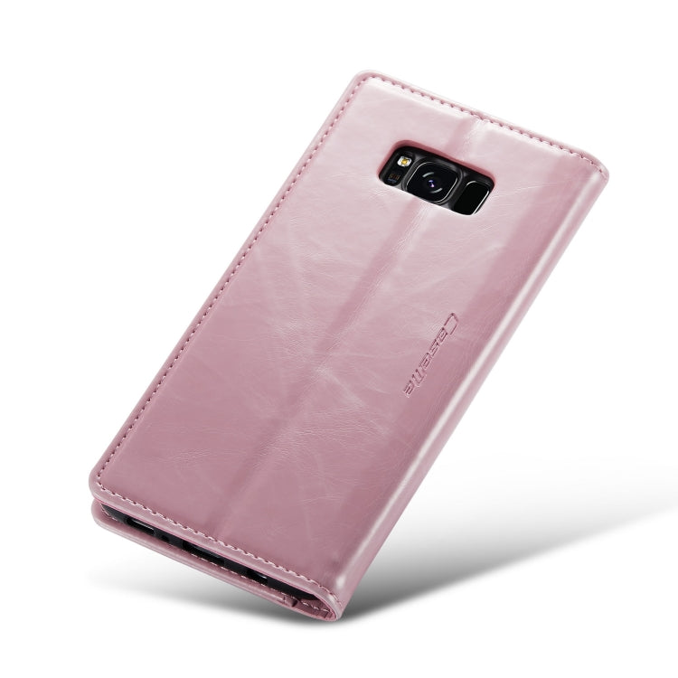 For Samsung Galaxy S8+ CaseMe 003 Crazy Horse Texture Leather Phone Case(Rose Gold) - Galaxy Phone Cases by CaseMe | Online Shopping South Africa | PMC Jewellery | Buy Now Pay Later Mobicred