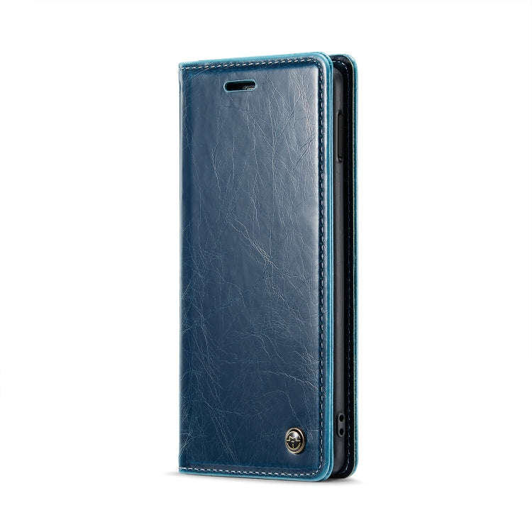 For Samsung Galaxy S10e CaseMe 003 Crazy Horse Texture Leather Phone Case(Blue) - Galaxy Phone Cases by CaseMe | Online Shopping South Africa | PMC Jewellery | Buy Now Pay Later Mobicred