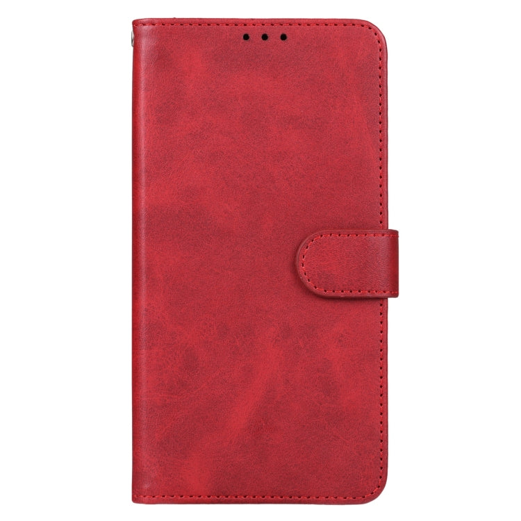 For vivo Y02 Leather Phone Case(Red) - vivo Cases by PMC Jewellery | Online Shopping South Africa | PMC Jewellery | Buy Now Pay Later Mobicred