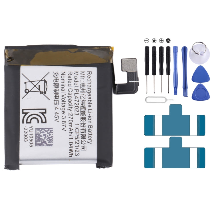 For Huami Amazfit GTS 4 mini 270mAh PL472023 Battery Replacement - For Watch by PMC Jewellery | Online Shopping South Africa | PMC Jewellery | Buy Now Pay Later Mobicred