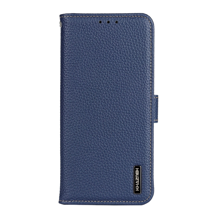 For Nokia X30 5G KHAZNEH Litchi Genuine Leather Phone Case(Blue) - Nokia Cases by PMC TechLife | Online Shopping South Africa | PMC TechLife | Buy Now Pay Later Mobicred