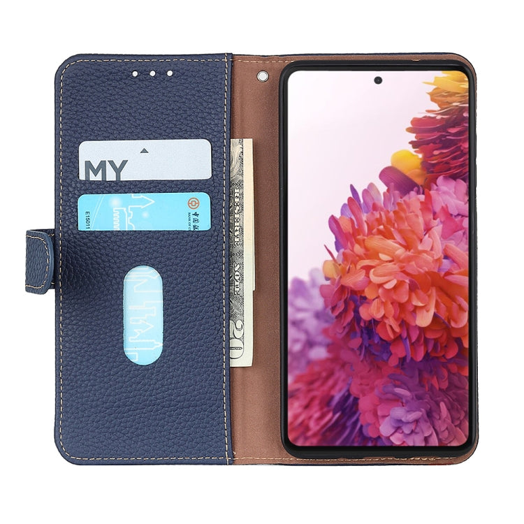 For Nokia X30 5G KHAZNEH Litchi Genuine Leather Phone Case(Blue) - Nokia Cases by PMC TechLife | Online Shopping South Africa | PMC TechLife | Buy Now Pay Later Mobicred