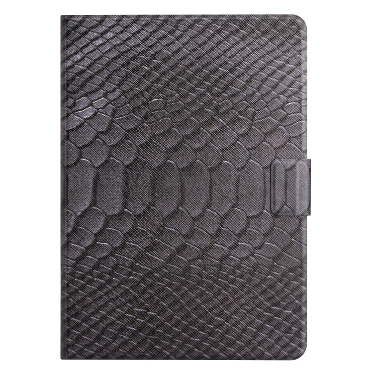 For Huawei MatePad T 10s Solid Color Crocodile Texture Leather Tablet Case(Black) - Huawei by PMC TechLife | Online Shopping South Africa | PMC TechLife | Buy Now Pay Later Mobicred