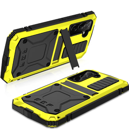 For Samsung Galaxy S23 5G R-JUST Life Waterproof Dustproof Shockproof Phone Case(Yellow) - Galaxy S23 5G Cases by R-JUST | Online Shopping South Africa | PMC Jewellery