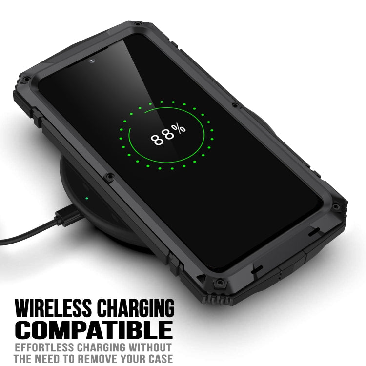 For Samsung Galaxy S23+ 5G R-JUST Life Waterproof Dustproof Shockproof Phone Case(Black) - free shipping - PMC TechLife - Order now!