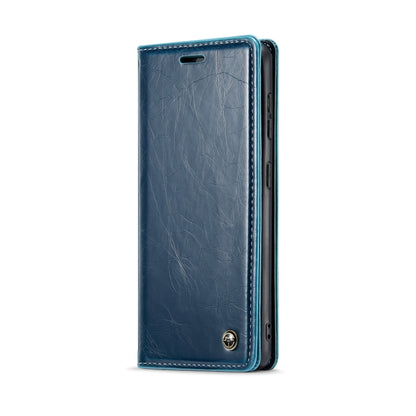 For Samsung Galaxy S23+ 5G CaseMe 003 Crazy Horse Texture Leather Phone Case(Blue) - Galaxy S23+ 5G Cases by CaseMe | Online Shopping South Africa | PMC Jewellery | Buy Now Pay Later Mobicred