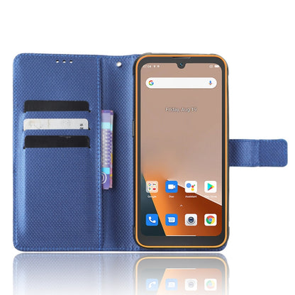 For Blackview BV5200 Diamond Texture Leather Phone Case(Blue) - More Brand by PMC Jewellery | Online Shopping South Africa | PMC Jewellery | Buy Now Pay Later Mobicred