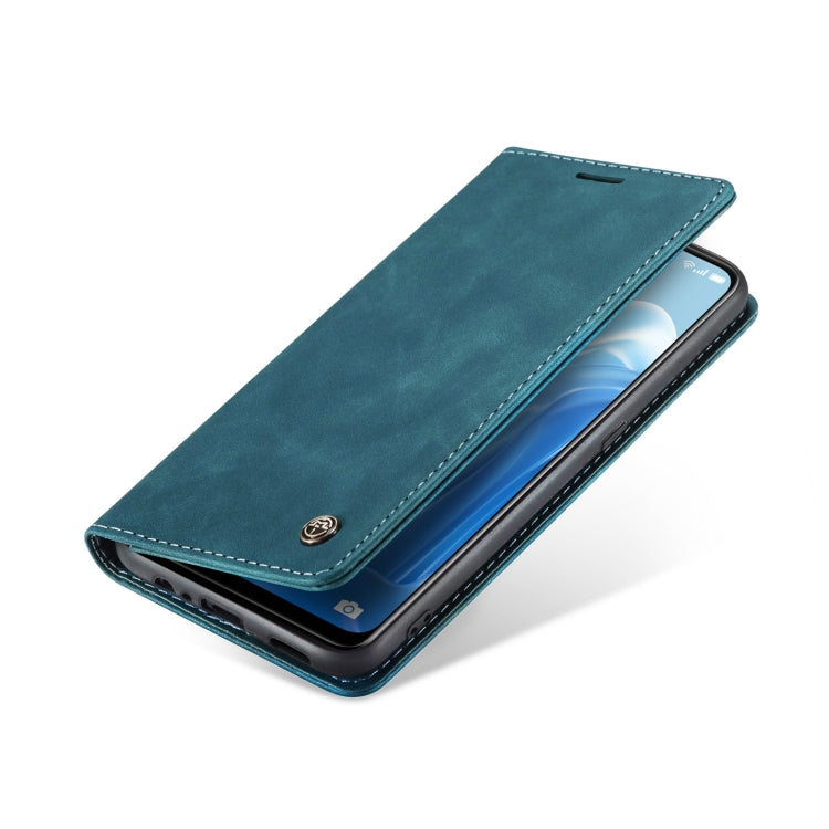 For OPPO Reno7 4G Indonesia/F21 Pro 4G/Reno8 4G CaseMe 013 Multifunctional Horizontal Flip Leather Phone Case(Blue) - OPPO Cases by CaseMe | Online Shopping South Africa | PMC Jewellery | Buy Now Pay Later Mobicred