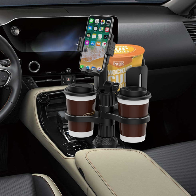 B08 Car Drink Water Cup Mobile Phone Holder(Grey) - Car Drink Holders by PMC Jewellery | Online Shopping South Africa | PMC Jewellery | Buy Now Pay Later Mobicred