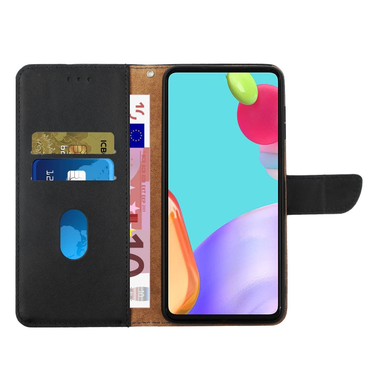 For Honor 80 Pro HT02 Genuine Leather Fingerprint-proof Flip Phone Case(Black) - Honor Cases by PMC TechLife | Online Shopping South Africa | PMC TechLife | Buy Now Pay Later Mobicred