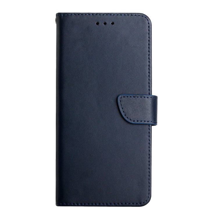 For Honor 80 Pro HT02 Genuine Leather Fingerprint-proof Flip Phone Case(Blue) - Honor Cases by PMC TechLife | Online Shopping South Africa | PMC TechLife | Buy Now Pay Later Mobicred