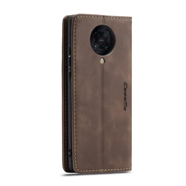 For Xiaomi Redmi K30 Pro CaseMe-013 Multifunctional Horizontal Flip Leather Case with Card Slot & Holder & Wallet(Coffee) - Xiaomi Cases by CaseMe | Online Shopping South Africa | PMC Jewellery | Buy Now Pay Later Mobicred