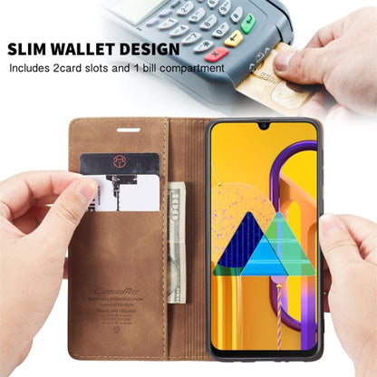 For Galaxy M30S / M21 CaseMe-013 Multifunctional Horizontal Flip Leather Case with Card Slot & Holder & Wallet(Brown) - Galaxy Phone Cases by CaseMe | Online Shopping South Africa | PMC Jewellery | Buy Now Pay Later Mobicred