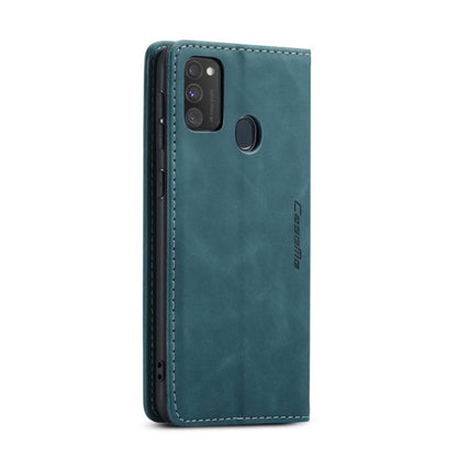 For Galaxy M30S / M21 CaseMe-013 Multifunctional Horizontal Flip Leather Case with Card Slot & Holder & Wallet(Blue) - Galaxy Phone Cases by CaseMe | Online Shopping South Africa | PMC Jewellery | Buy Now Pay Later Mobicred