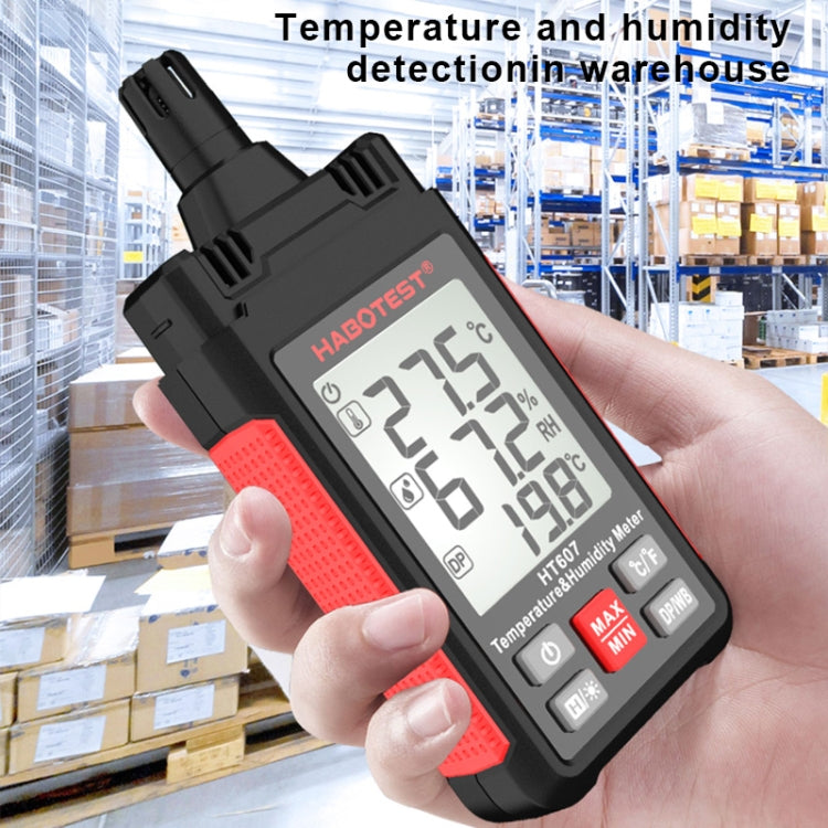HABOTEST HT607 Portable Handheld Temperature Humidity Tester - Electronic Test by HABOTEST | Online Shopping South Africa | PMC TechLife | Buy Now Pay Later Mobicred