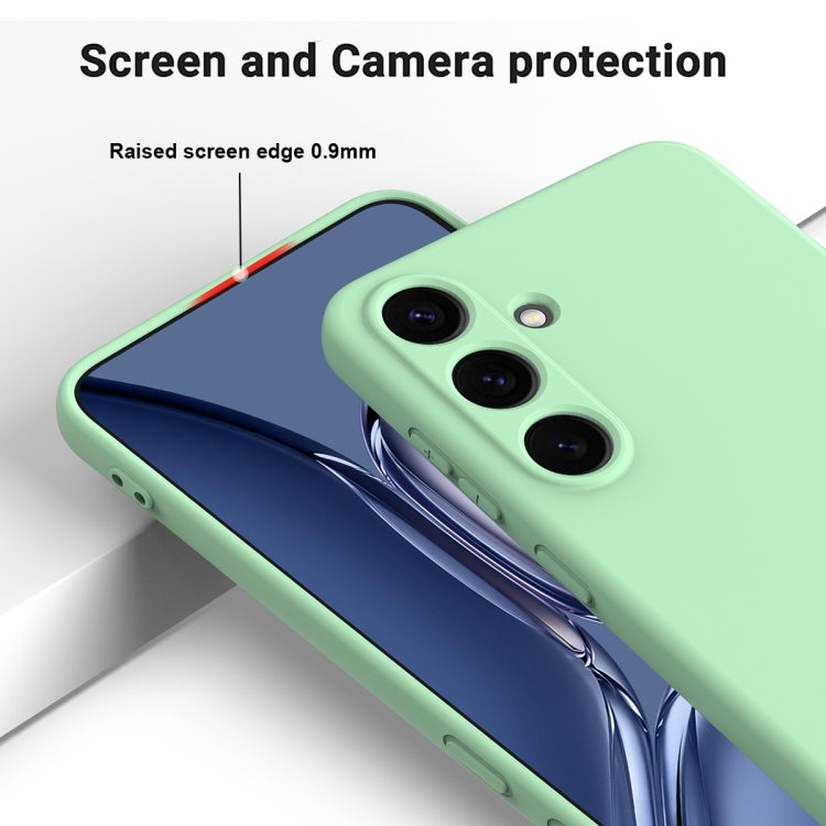 For Samsung Galaxy S25+ 5G Color Liquid Silicone Phone Case(Green) - free shipping - PMC Jewellery - Order now!