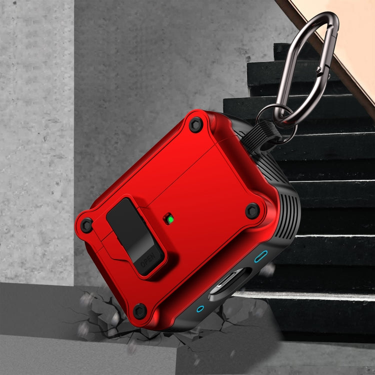 For AirPods Pro 2 Eagle Shockproof Earphone Protective Case with Switch(Green) - For AirPods Pro 2 by PMC Jewellery | Online Shopping South Africa | PMC Jewellery | Buy Now Pay Later Mobicred