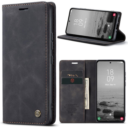 For Samsung Galaxy A54 CaseMe 013 Multifunctional Horizontal Flip Leather Phone Case(Black) - Galaxy Phone Cases by CaseMe | Online Shopping South Africa | PMC Jewellery | Buy Now Pay Later Mobicred